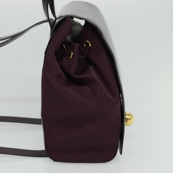 CELINE Backpack Leather Purple Gold - Picture 5 of 12